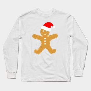 GINGERBREAD Man Christmas Cookie Long Sleeve T-Shirt